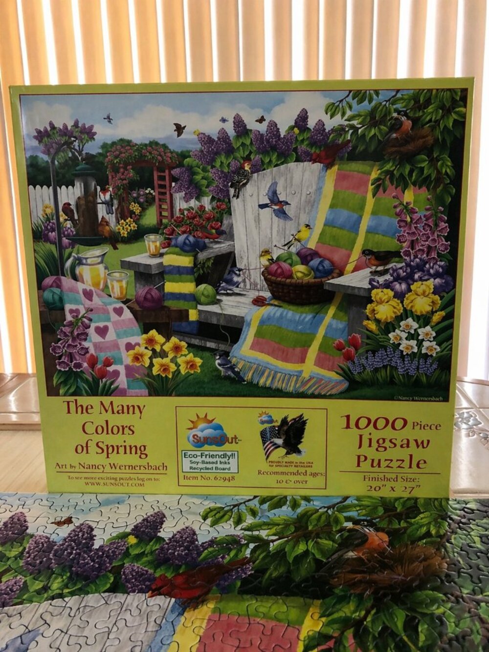 SunsOut “The Many Colors of Spring” 1000 Piece Puzzle